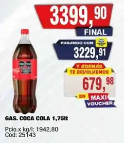 Maxiconsumo Coca-Cola oferta