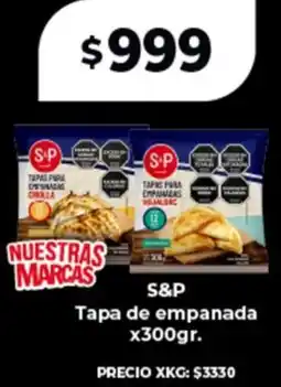 Supermayorista Vital S&P tapa de empanada oferta