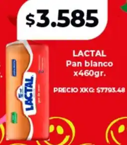 Supermayorista Vital Lactal pan blanco oferta