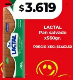 Supermayorista Vital Lactal pan salvado oferta