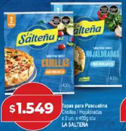 Supermayorista Vital La saltena tapas para pascualina criollas/hojaldradas oferta