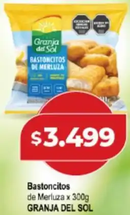 Supermayorista Vital Granja del sol bastoncitos de merluza oferta