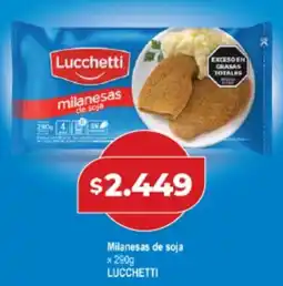 Supermayorista Vital Lucchetti milanesas de soja oferta