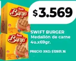 Supermayorista Vital Swift burger medallón de carne oferta