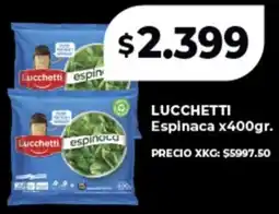 Supermayorista Vital Lucchetti espinaca oferta