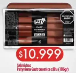 Supermayorista Vital Patyviena salchichas gastronomica oferta