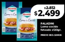 Supermayorista Vital Paladini lomo cocido feteado oferta