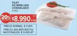 Carrefour Filet de merluza congelado oferta