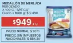 Carrefour Artico medallón de merluza rebozado oferta