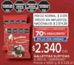 Carrefour Variedad galletitas surtidas oferta