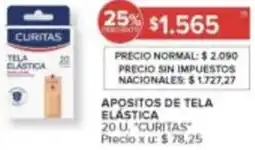 Carrefour Curitas apositos de tela elástica oferta
