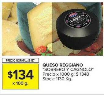 Carrefour Market Queso Reggiano Sobrero Y Cagnolo oferta