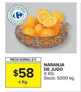 Carrefour Market Naranja De Jugo oferta