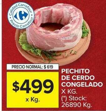 Carrefour Market Pechito De Cerdo Congelado oferta