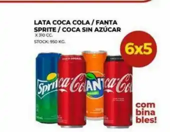Super MAMI Lata Coca Cola Fanta Sprite Coca Sin Azúcar oferta