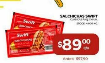 Super MAMI Salchichas Swift oferta