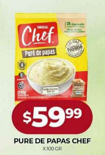 Supermercados Tadicor Pure De Papas Chef oferta