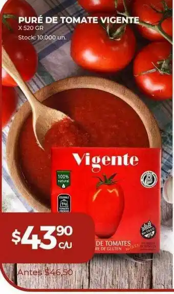 Super MAMI Puré De Tomate Vigente oferta