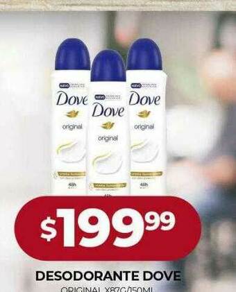 Supermercados Tadicor Desodorante Dove oferta
