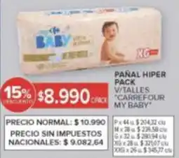 Carrefour Carrefour pañal hiper pack vitalles oferta