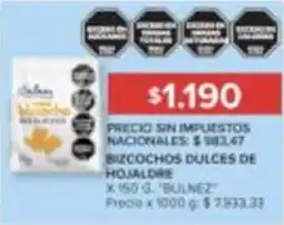 Carrefour Bulnez bizcochos dulces de hojaldre oferta