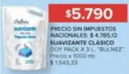 Carrefour Bulnez suavizante clásico doy pack oferta