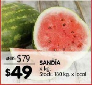 Disco Sandía x kg oferta