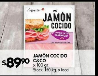 Disco Jamón cocido c&co oferta