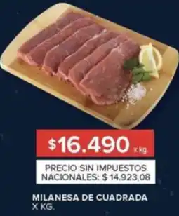 Carrefour Milanesa de cuadrada oferta