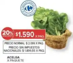 Carrefour Acelga oferta