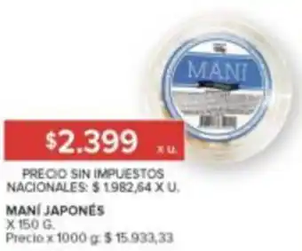 Carrefour Mani japonés oferta