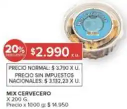 Carrefour Mix cervecero oferta