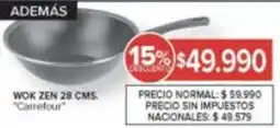 Carrefour Carrefour wok zen oferta