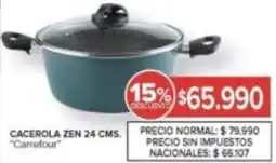 Carrefour Carrefour cacerola zen oferta