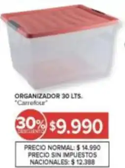 Carrefour Carrefour organizador oferta
