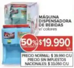 Carrefour Máquina dispensadora de bebidas v/colores oferta