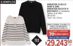 Carrefour Sweater escote v redondo v/ modelos oferta