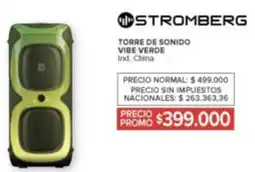 Carrefour Stromberg torre de sonido vibe verde oferta