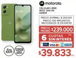 Carrefour Motorola celular libre oferta