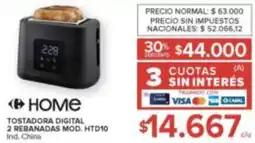 Carrefour Home tostadora digital oferta