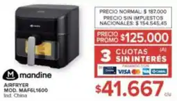 Carrefour Mandine airfryer oferta