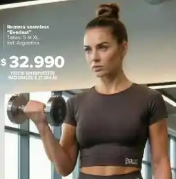 Carrefour Everlast remera seamless oferta