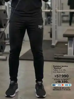 Carrefour Everlast pantalón técnico oferta