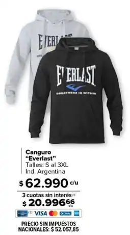 Carrefour Everlast canguro oferta