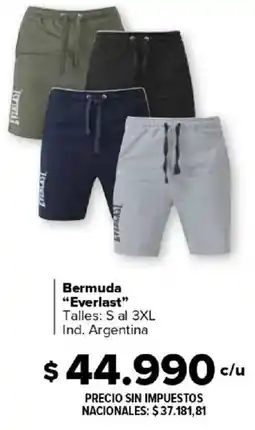 Carrefour Everlast bermuda oferta