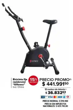 Carrefour Gfitness bicicleta fija oferta