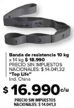 Carrefour Top life banda de resistencia oferta