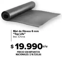 Carrefour Top life mat de fitness oferta
