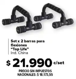 Carrefour Top life barras para flexiones oferta