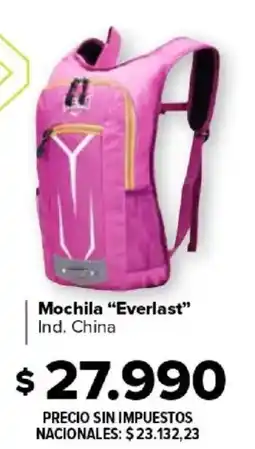 Carrefour Everlast mochila oferta